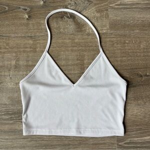white halter top